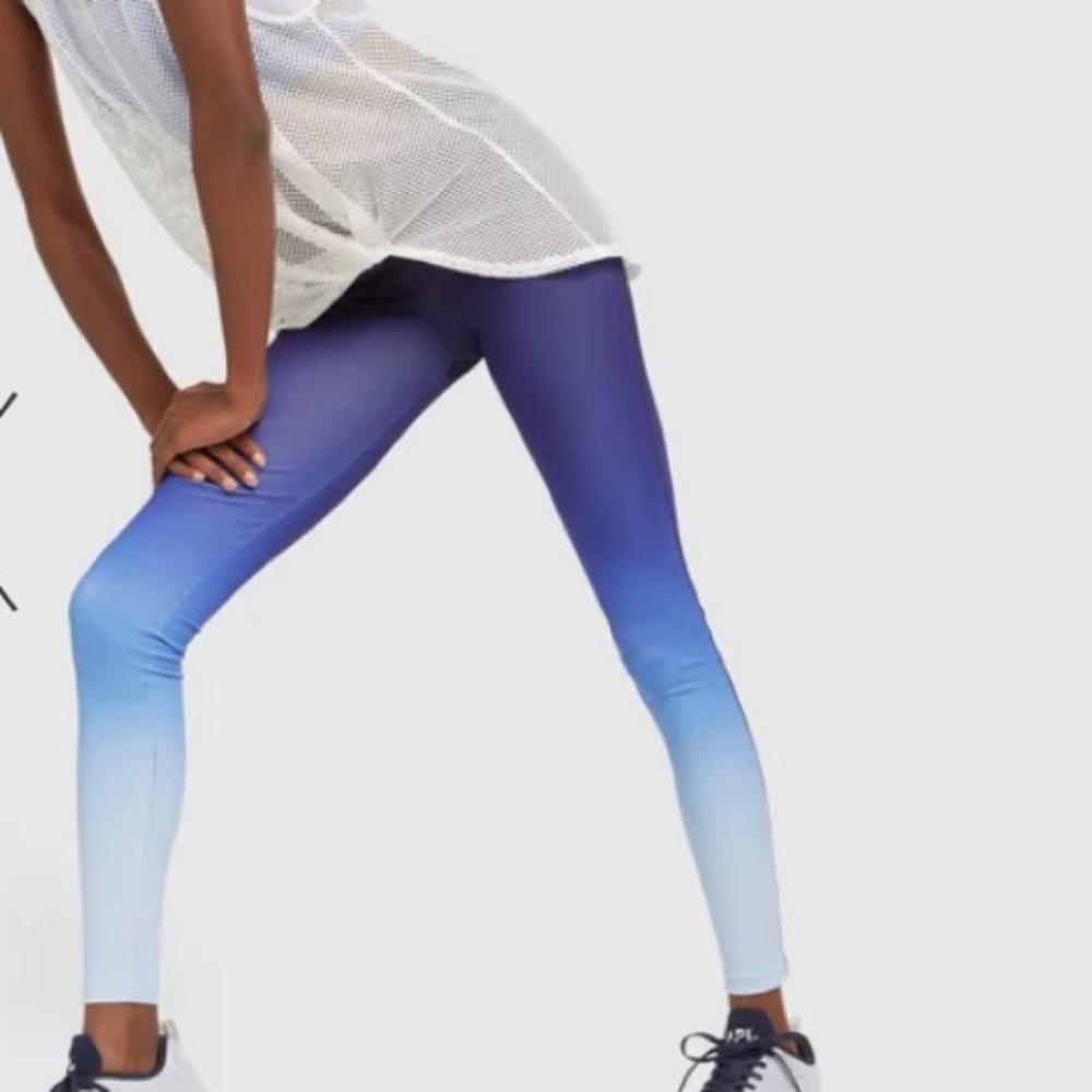NYLORA Jordyn Blue Ombre Woman’s Activewear Leggings Size M